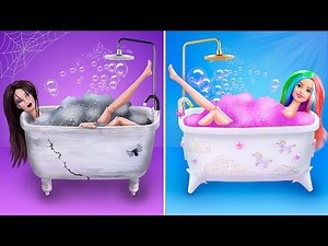 12 个娃娃屋的迷你芭比 DIY