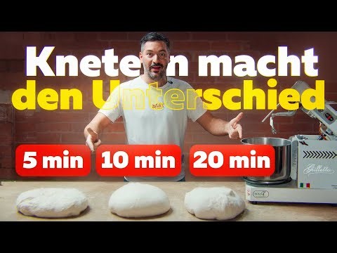 5 Min vs. 10 Min vs. 20 Min – Warum Knetzeit deinen Teig komplett verändert