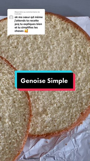 Recette facile de génoise pour un anniversaire