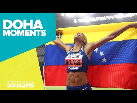 Rojas Wins Back-to-Back Triple Jump Golds | World Athletics Championships 2019 | Doha Moments