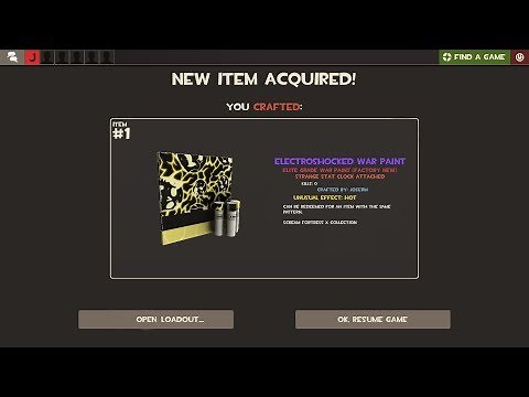 How To Craft a War Paint in TF2