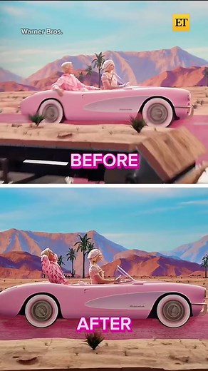 Love a practical effect. . #barbie #barbiemovie #margotrobbie #ryangosling #movietok #fypage