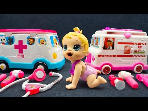 4 Minutes Satisfying with Unboxing Doctor Set Toys, Ambulance Playset ASMR | Fun Review Toys