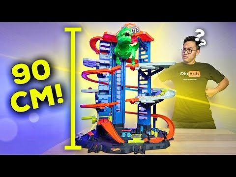 UNBOXING SET HOTWHEELS YANG HARGANYA 4 JUTA YANG TINGGINYA HAMPIR 1 METER!