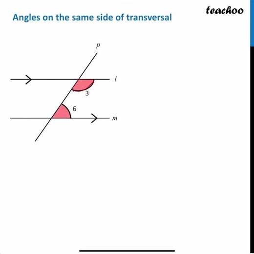 Chapter 5 Class 7 Maths - Ganita Prakash Part 1 - Topic 9 - Angles on the same side of Transversal