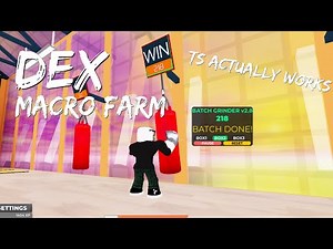 DEX Macro Script Showcase | ROBLOX Boxing League
