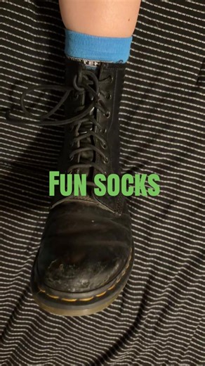 Pickle socks 🖤🧦🥒 • #docmartens #picklesocks #sillysocks #combatboots #fyp