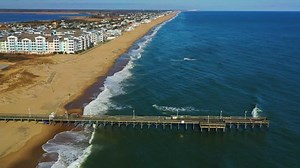 4k Aerial Drone Shot Sandbridge Virginia Stock Footage Video (100% Royalty-free) 1027693649 | Shutterstock