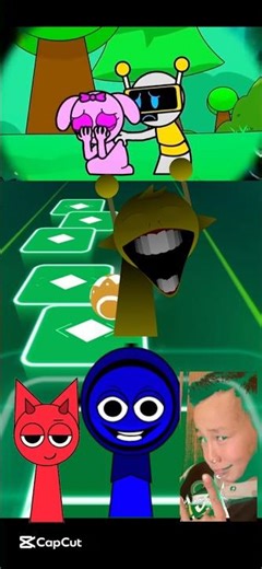 Sprunki x Incredibox | TilesHop Coffin Dance Cover 🎵 #Shorts #TilesHop #CoffinDance #Gaming