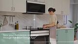 Samsung Bespoke Smart 2.1 cu. ft. 1000 W Matte Black Steel Over-the-Range Microwave w/ Auto Connectivity and SmartThings Cooking ME21DG6500MT