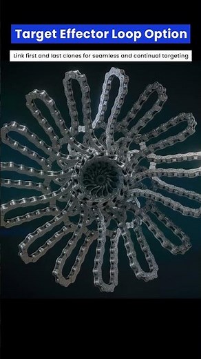 Cinema 4D 2026.2 🎯 Target Effector - Loop Option 🔄️