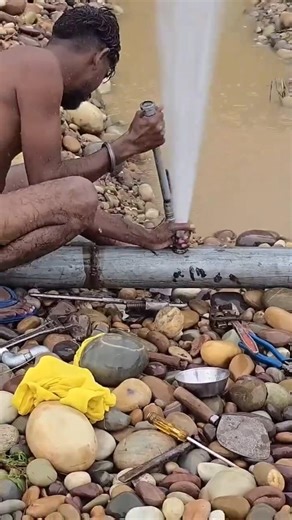 😱 Jab High Pressure Pipe Start Hui | Must Watch Plumbing Clip #plumbing #shots