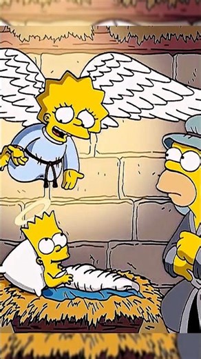 Homer tells a Christmas story #simpsons #thesimpsons #cartoon