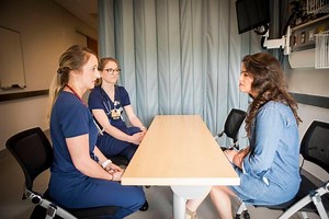 Vanderbilt School of Nursing's newly opened $23.6 million expansion includes the state-of-the-art Simulation and Skills Lab, which provides experiential and immersive learning and supports interprofessional collaboration opportunities for students across the institution. https://news.vanderbilt.edu/2019/05/14/in-vanderbilts-new-simulation-lab-nursing-and-divinity-students-train-together/ | Vanderbilt University