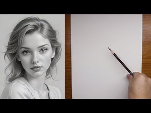 drawing faces for beginners | Easy Portrait Drawing Tutorial