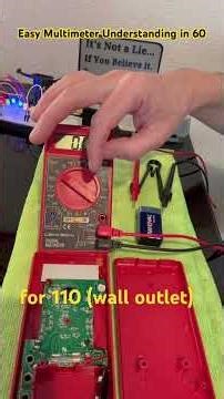 Multimeter Basic Settings in 60 Seconds #multimeter #diyengineering #2025 #tools #3dprinting #easy