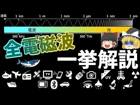 【ゆっくり解説】身の回りの電磁波を全て解説！