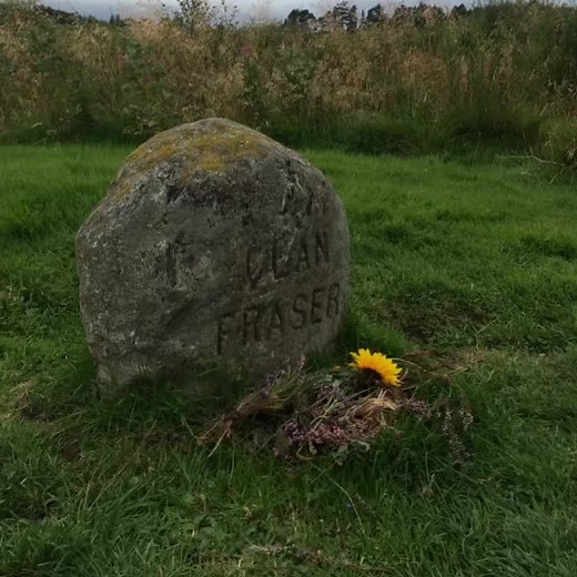 Exploring the Clan Fraser Grave Marker at Culloden Battlefield