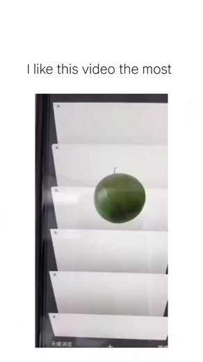 whatmemes | The post shares a 13-second stop-motion animation where a finger peels and reshapes a green watermelon into a grinning cat and then a... | Instagram