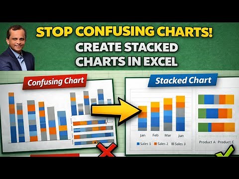 70. Stop Using Confusing Charts! Create Powerful Stacked Charts in Excel