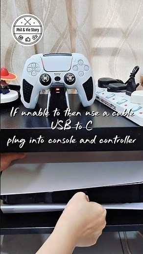 How to pair PS5 controller to console