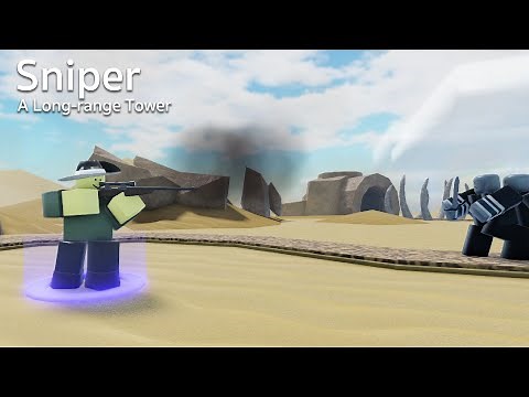 Sniper: A Long-range Tower | Tower Blitz