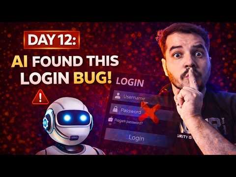Day 12 AI Found This Login Bug! Broken Authentication Practical (Bug Hunting Using AI) | hacker vlog
