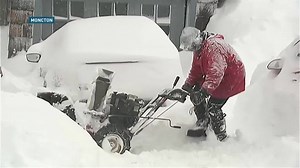 135K views · 1.2K reactions | High winds and blowing snow wreak havoc across Atlantic Canada | CBC News | Facebook