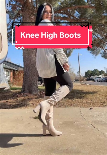 Trendy knee high heeled boots that elevate any outfit instantly. Comfortable, stylish, and perfect for day to night looks. #kneehighboots #ootdinspo #womensboots #bootstyle