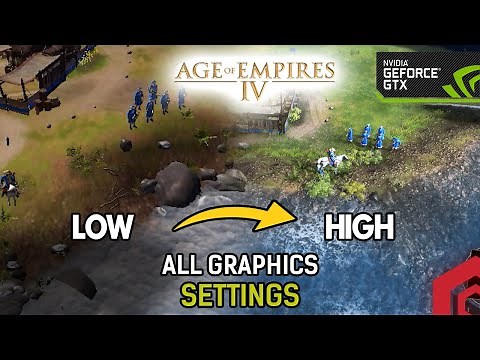 Age Of Empire IV - All Graphics Settings | All Resolutions !