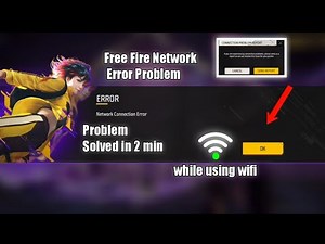 Free Fire Not Opening using wifi🥺 , Network Error Problem Solved 2024🔥, Easy way 100% Working.