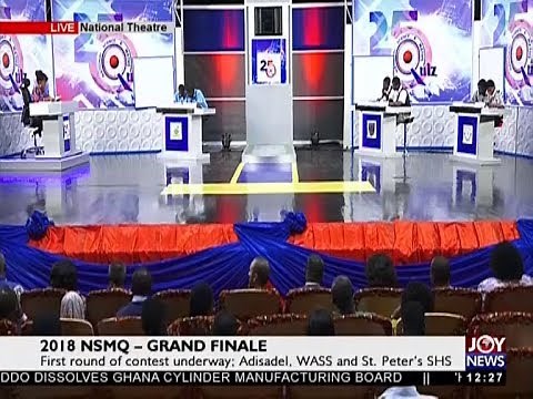 Adisadel College, West Africa SHS and St. Peter’s SHS – NSMQ 2018 Grand Finale - JoyNews (5-7-18) R1