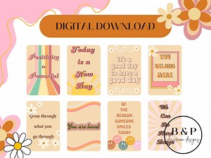 Digital Retro Classroom Inspirational Signs - Etsy Canada