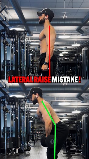 DB LATERAL RAISE MISTAKE! ⬇️ SAVE 4 LATER 🔑 Here’s a common lateral raise mistake you should avoid for optimal gains 💪 ❌ Standing completely upright This often leads to engaging the trapezius muscles too much, reducing the focus on the deltoid muscles Instead ⬇️ ✅ Lean slightly forward This shifts the emphasis to the deltoid muscles, particularly the lateral deltoids, which is ideal for optimal shoulder development Follow me here @wilson.fitt for DAILY workouts & tips 🚨🚨 #reels #foryou #gymt