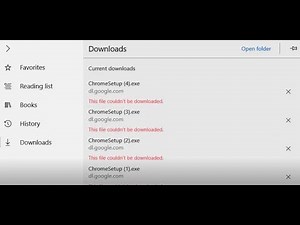 This file couldn't be downloaded in Microsoft Edge Windows 10