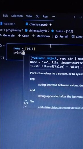 using sum() function #coding #python #programming #sochobada #shorts