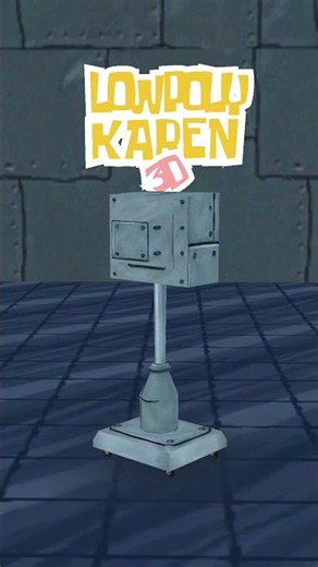 Karen Plankton de Bob Esponja versión 3D Low Poly | Blender 3D #fanart3d #art #drawing