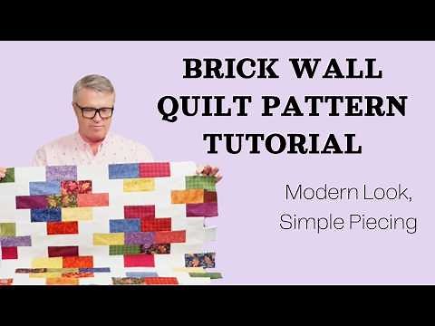 Brick Wall Quilt Pattern