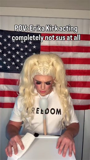 The leather pants 😫😫 #erikakirk #leatherpants #prezbritt #jdvance #meme #parody | Prezbritt