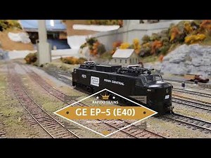 Rapido HO Scale Penn Central EP-5 (E40) Pantograph Demonstration