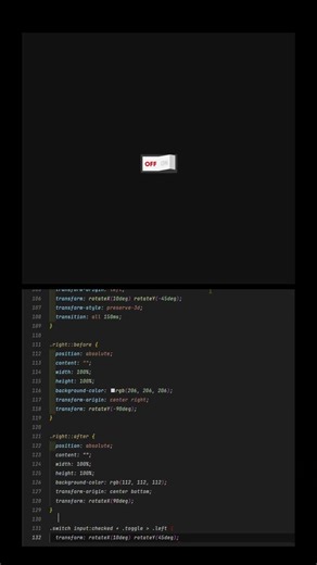 3D Switch #programming #coding #code #frontend #html #css #uidesignlearning #uidesign #ui #uiux