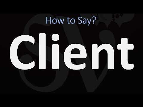 How to Pronounce Client? (CORRECTLY)