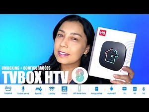 TVBOX HTV H8 UMBOXING + CONFIGURAÇÕES