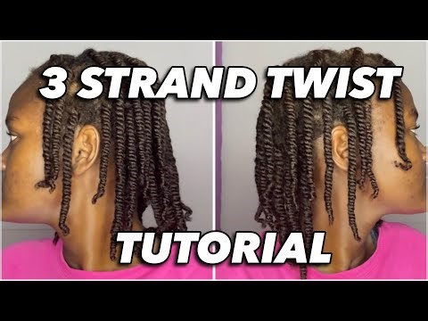 NATURAL HAIR TUTORIAL: How To Do Three Strand Twists *2 Ways*