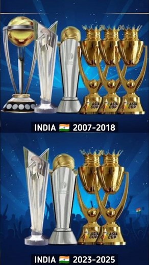 India's Cricket 'Golden Era': 2007-2025 ICC Trophies & Asia Cup Dominance!