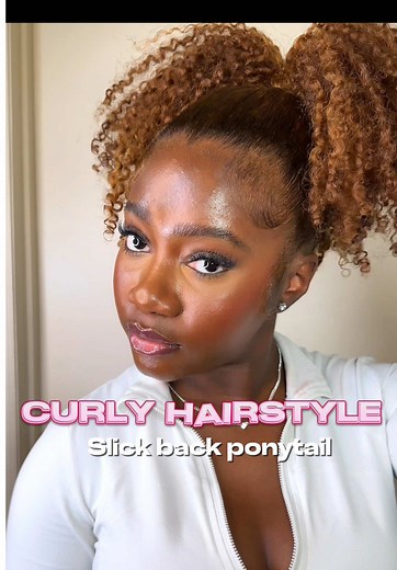 Curly Hair Tutorial: Quick and Easy Ponytail Hack