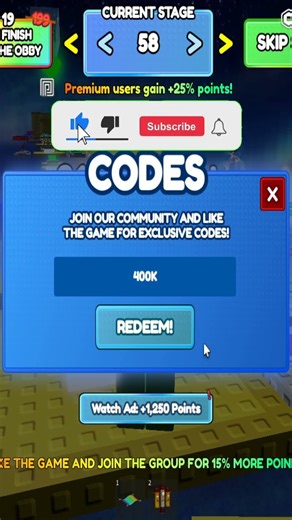 *NEW* CODES FOR FREE UGC OBBY (AFK or PLAY) ROBLOX