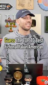 TOP 10 ITALIAN AMERICAN Characters Of All Time! #shorts #italian #usa #italia #geography