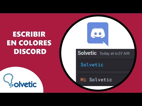 Escribir en Colores Discord