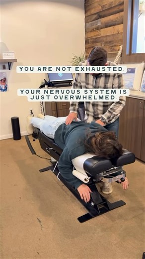 Hometown Chiropractic + Wellness on Instagram: "Feeling constantly tired, tense, or overwhelmed doesn’t always mean you need more rest. Often, it’s your nervous system stuck in overdrive. When your body stays in stress mode, muscles hold tension, sleep feels lighter, and healing slows — no matter how much you try to recover. So what do you do? You support the nervous system first. That’s where our care comes in — gentle, personalized chiropractic focused on helping your body regulate, relax, and